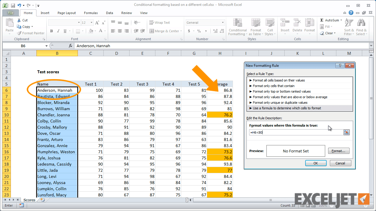 How To Highlight Cells In Excel Based On The Contents Of Other Cells Images